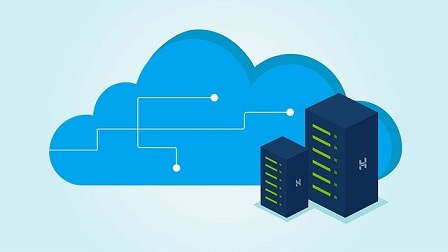 diseño web Vigo muestra una nube simulando la conexión de internet con un hosting