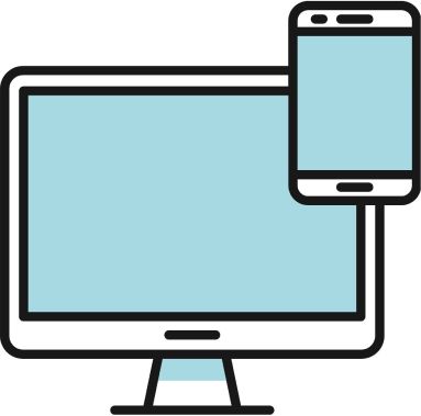 agencia diseño web imagen de un móvil y un ordenador